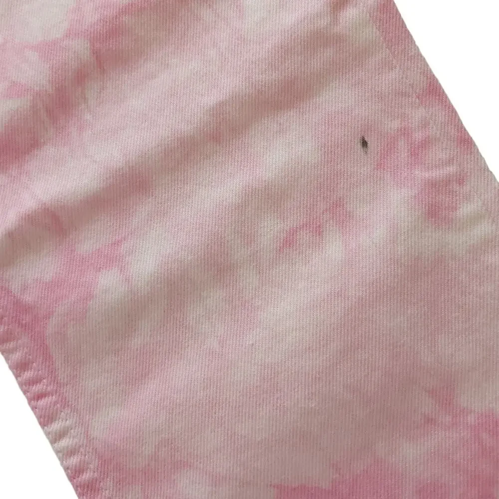 GRLFRND The Helena tie dye straight leg high waist crop jeans Juicy Fruit 25 NEW - Picture 4 of 10